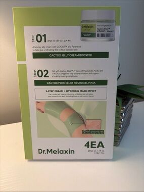 Dr. Melaxin CACTOX Pore Relief Hydrogel Mask Set – New & Unopened 🌵✨